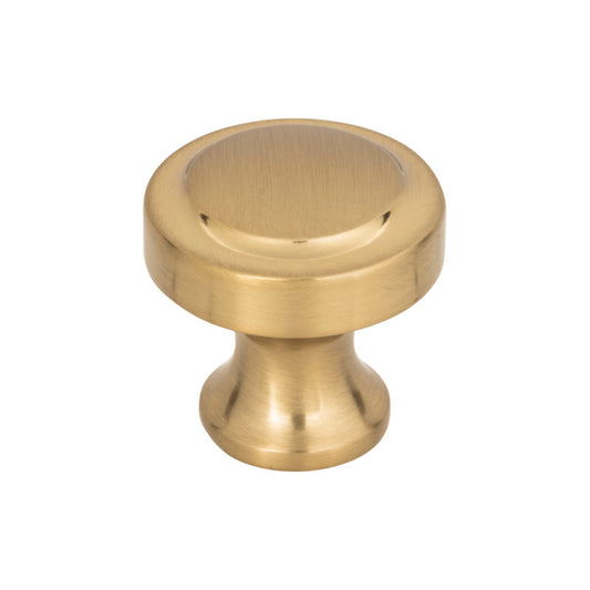 Atlas Bradbury Round Knob - Brushed Nickel