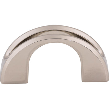 Top Knobs Tango U Finger Pull - Brushed Satin Nickel