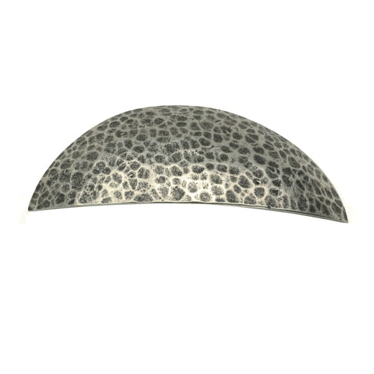 Ashley Norton Faceted Hammered Bin Pull - Pewter