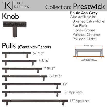 Top Knobs Prestwick Bar Pull