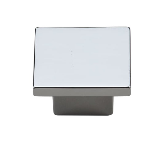 Ashley Norton Modern Square Knob - 1 1/4" - Polished Chrome