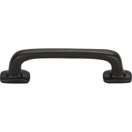Atlas Distressed Bar Pull - 3" CTC - Antique Bronze