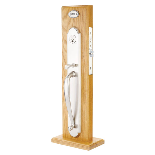 Albany Full Length Mortise Entry Set – Satin Nickel