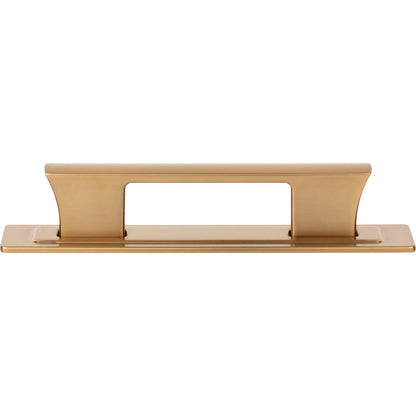 Atlas Zander Bar Pull - 3 3/4" CTC - Brushed Nickel
