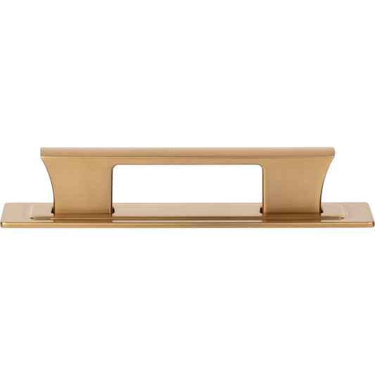 Atlas Zander Bar Pull - 3 3/4" CTC - Brushed Nickel