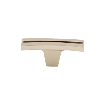 Top Knobs Flared Geometric Knob - Brushed Satin Nickel