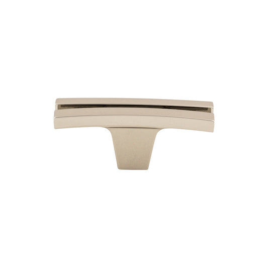 Top Knobs Flared Geometric Knob - Brushed Satin Nickel