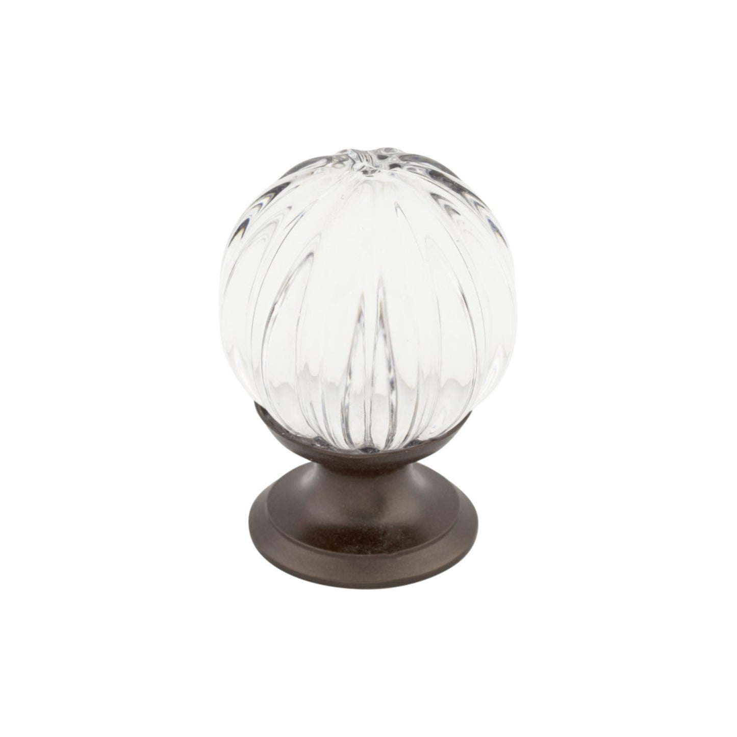Top Knobs Clear Melon Crystal Diameter Round Knob