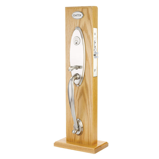 Memphis Monolithic Mortise Entry Set – Satin Nickel