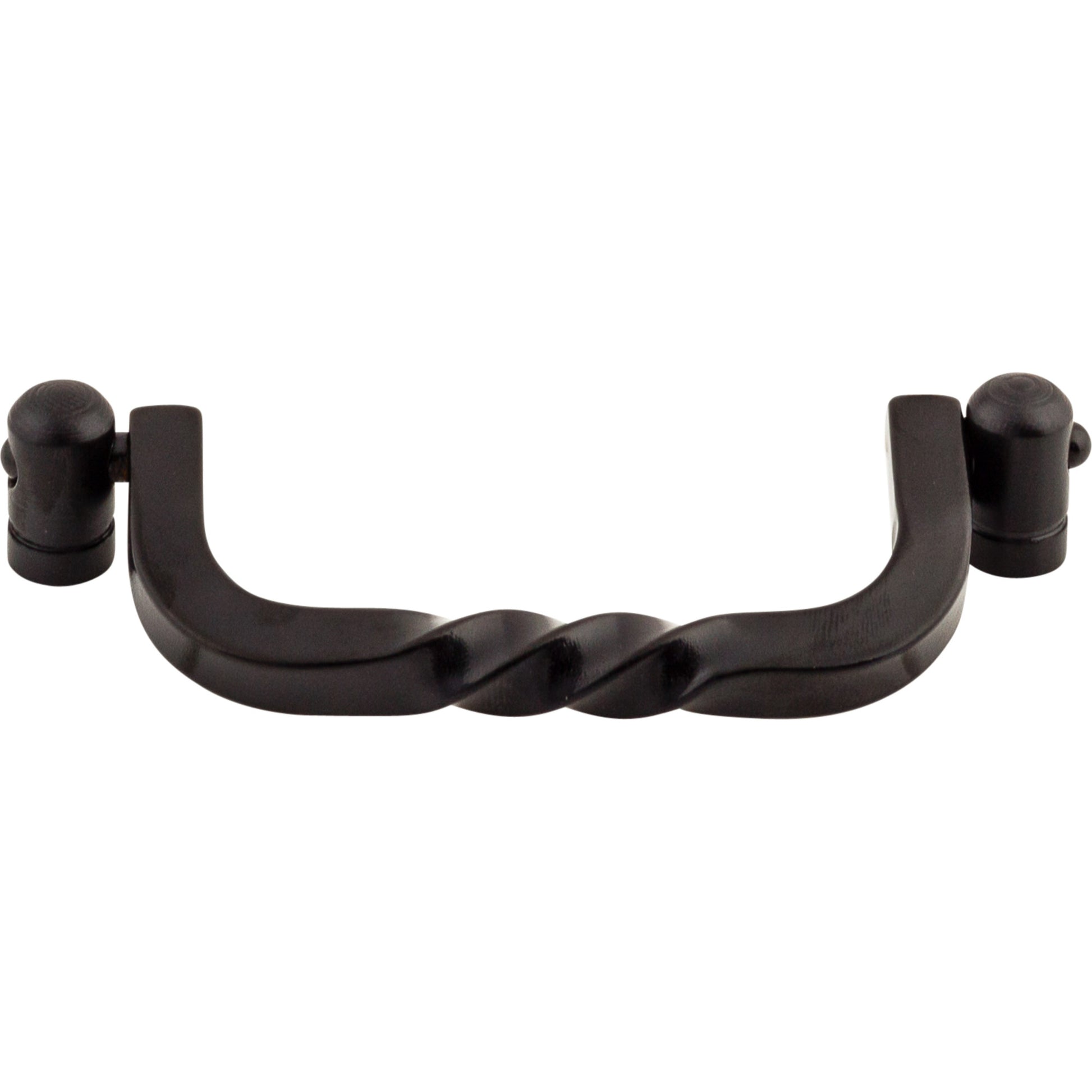 Top Knobs Twist Drop Handle - Patina Black
