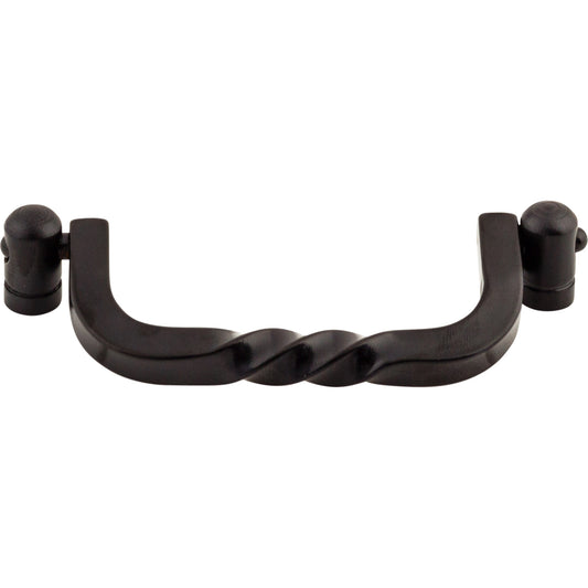 Top Knobs Twist Drop Handle - Patina Black