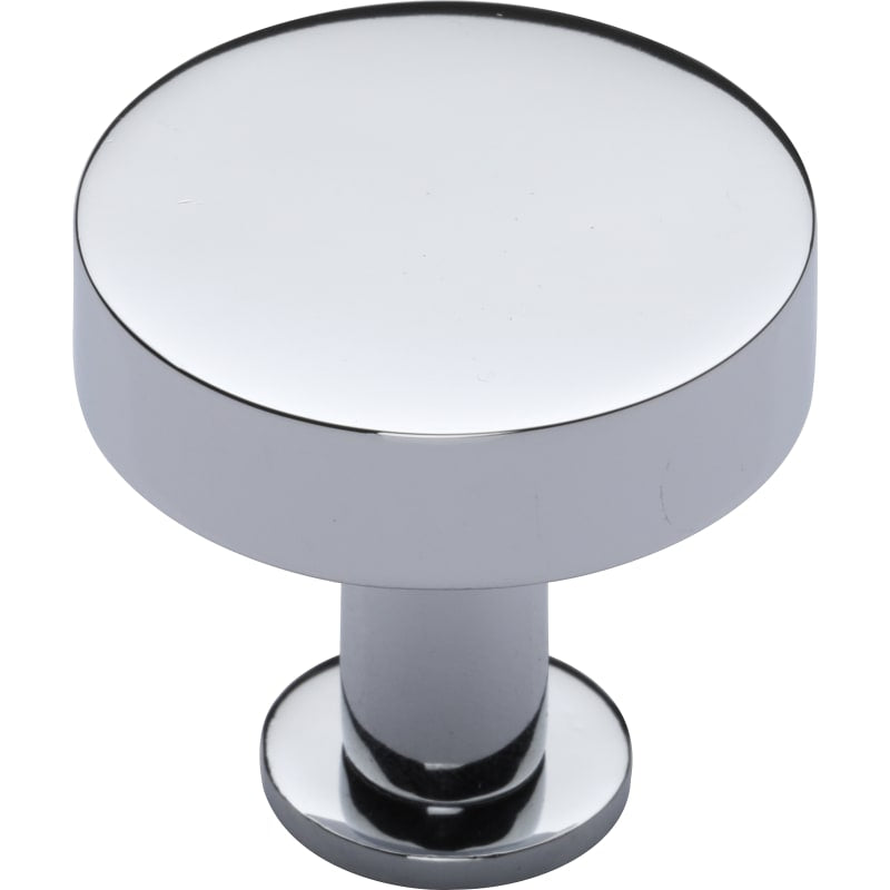 Knurled Disc Cabinet Knob with Rosette