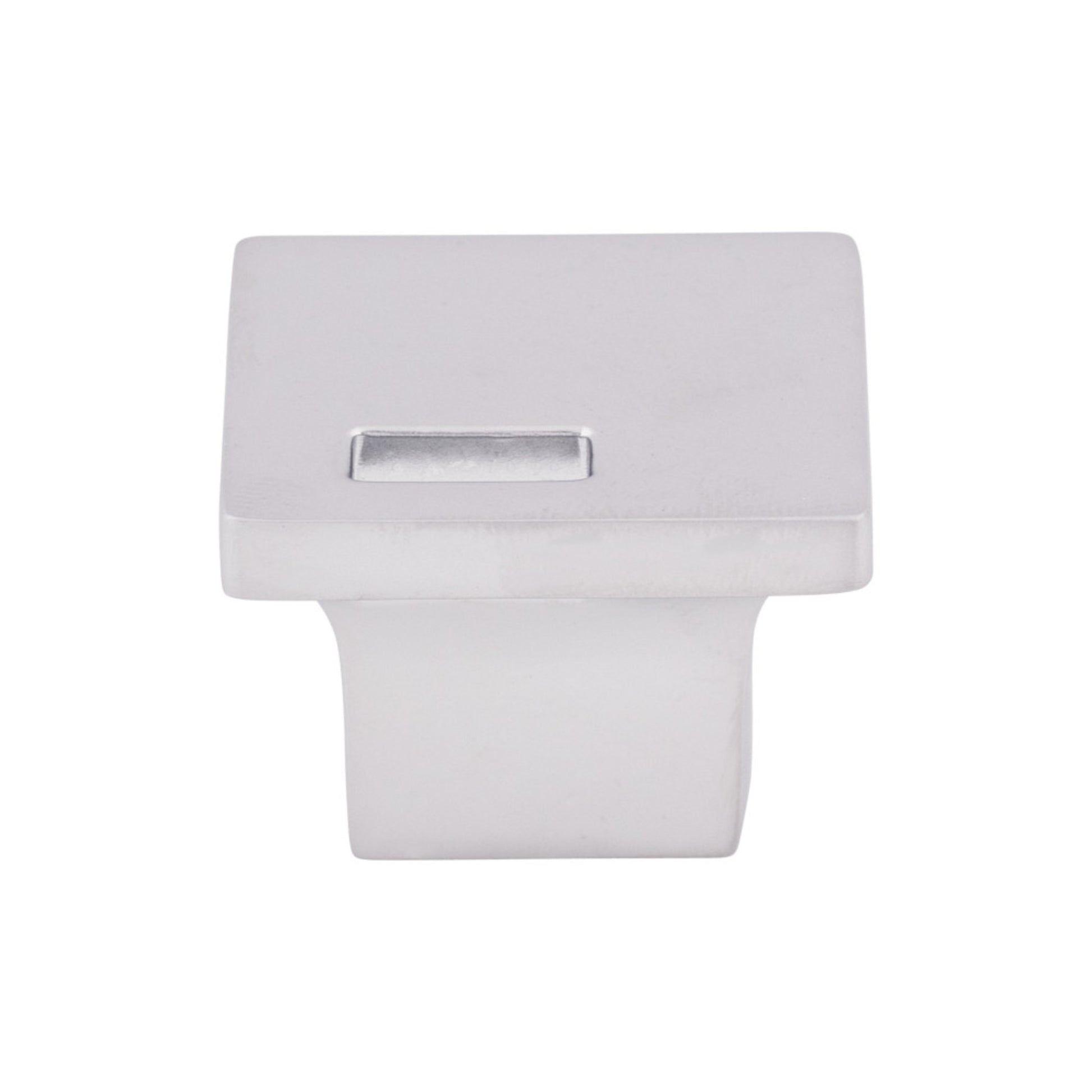 Top Knobs Modern Metro Slot Square Knob - Aluminum