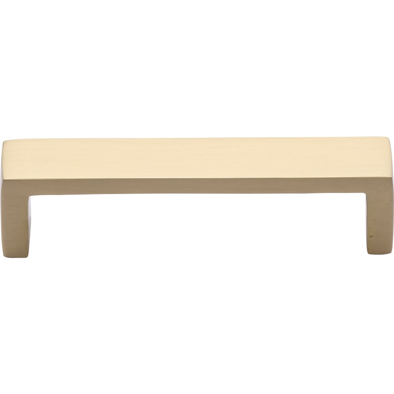 Ashley Norton Wide Modern Cabinet Pull - 4" CTC - Satin Brass