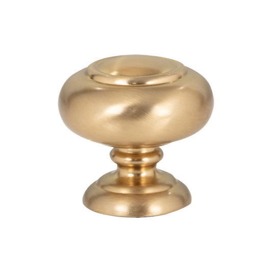 Atlas Victoria Mushroom Knob - Brushed Nickel