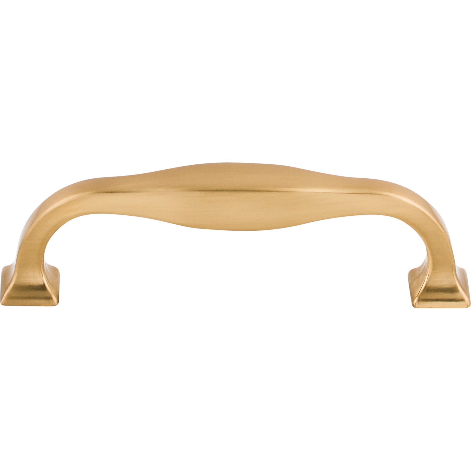 Top Knobs Contour 3 3/4" Center to Center Bar Pull - Honey Bronze