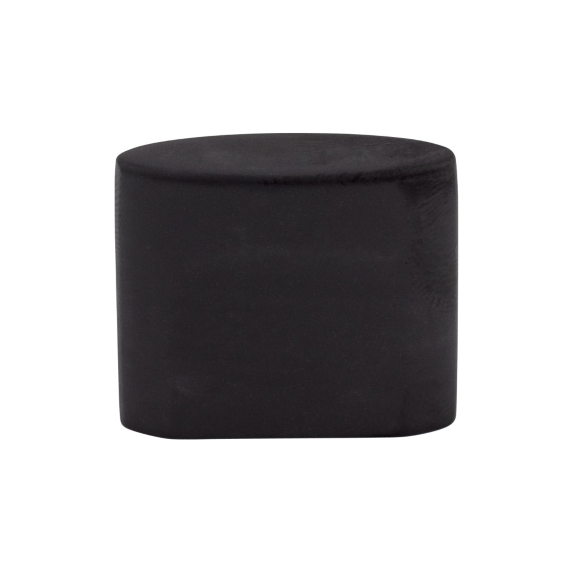 Top Knobs Oval Slot 3/4" Center to Center Oval Knob - Flat Black