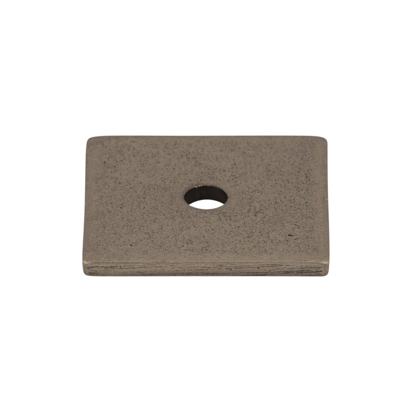 Top Knobs Square Knob Backplate - Pewter Antique
