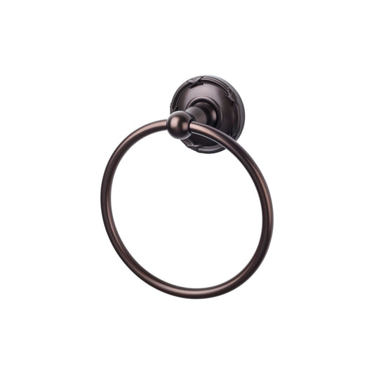 Top Knobs TOP BATH (R) Edwardian Bath  Towel Ring - Oil Rubbed Bronze