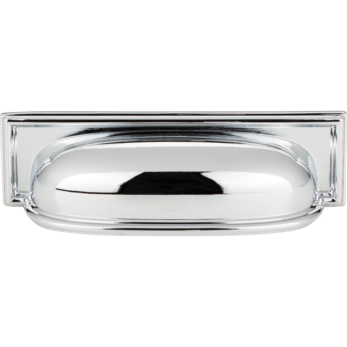 Atlas Campaign Cup/Bin Pull - Brushed Nickel