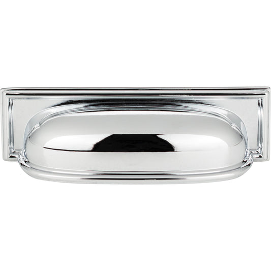 Atlas Campaign Cup/Bin Pull - Brushed Nickel