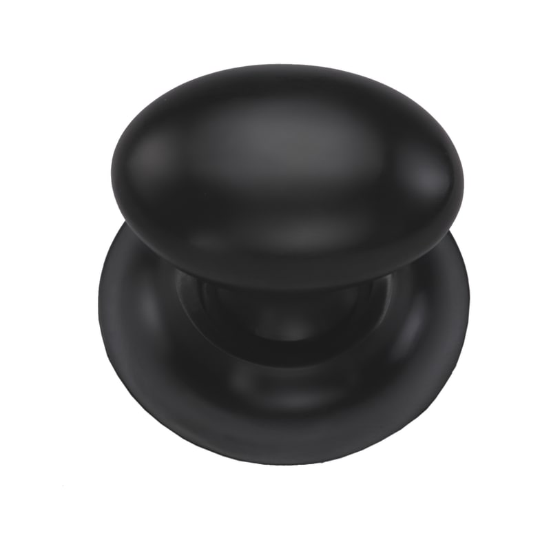 Egg Cabinet Knob on Rose