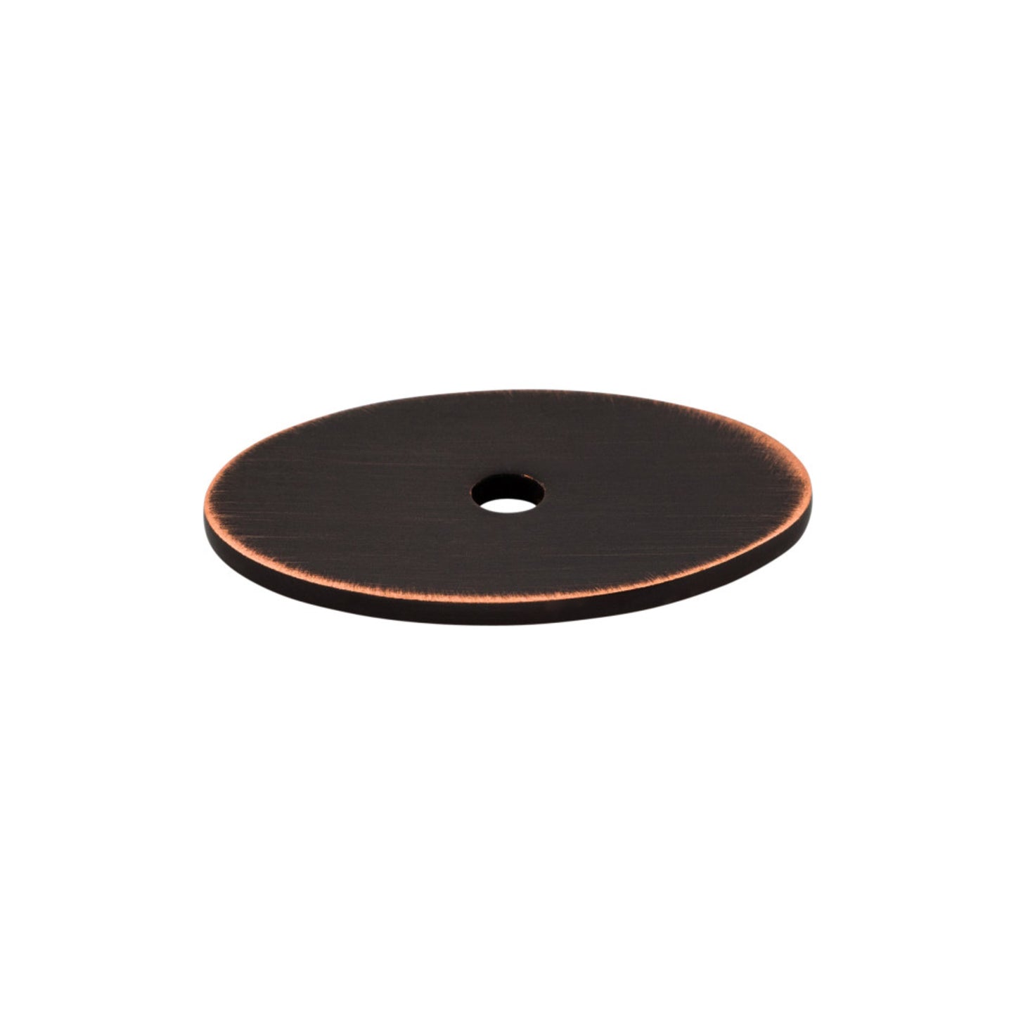 Top Knobs Oval Knob Backplate - Tuscan Bronze