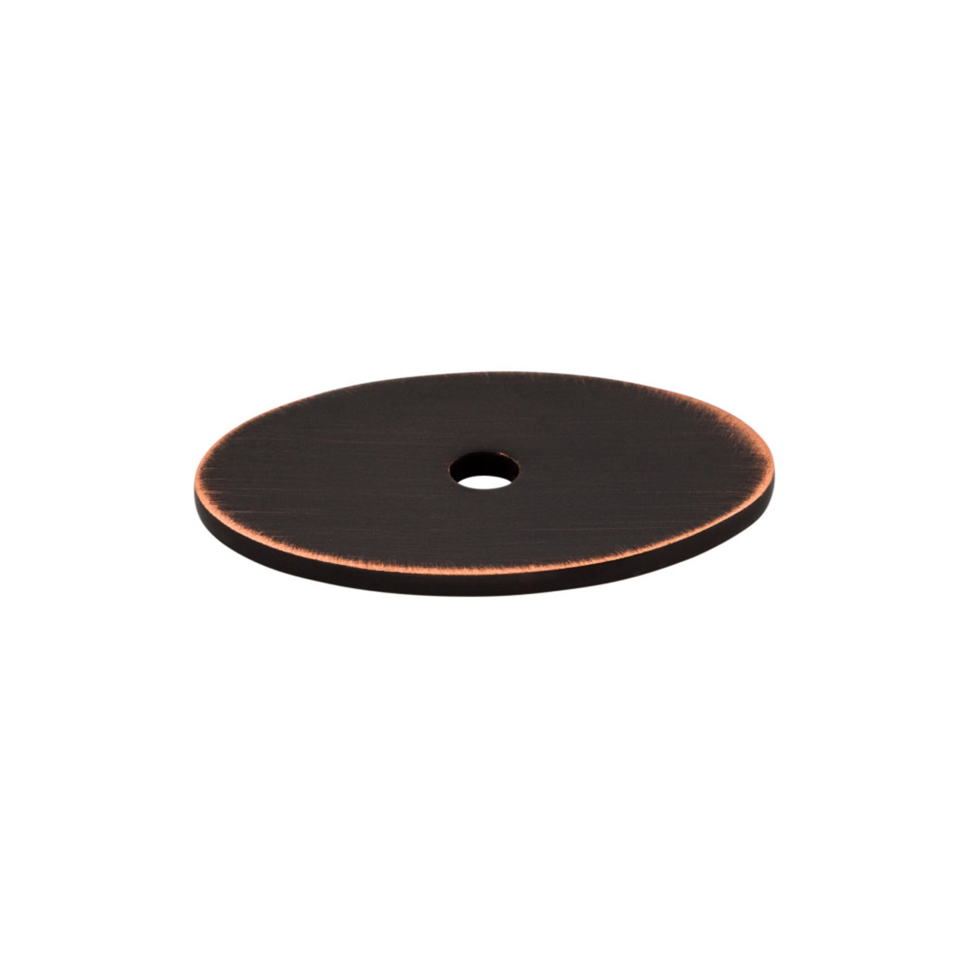 Top Knobs Oval Knob Backplate - Tuscan Bronze
