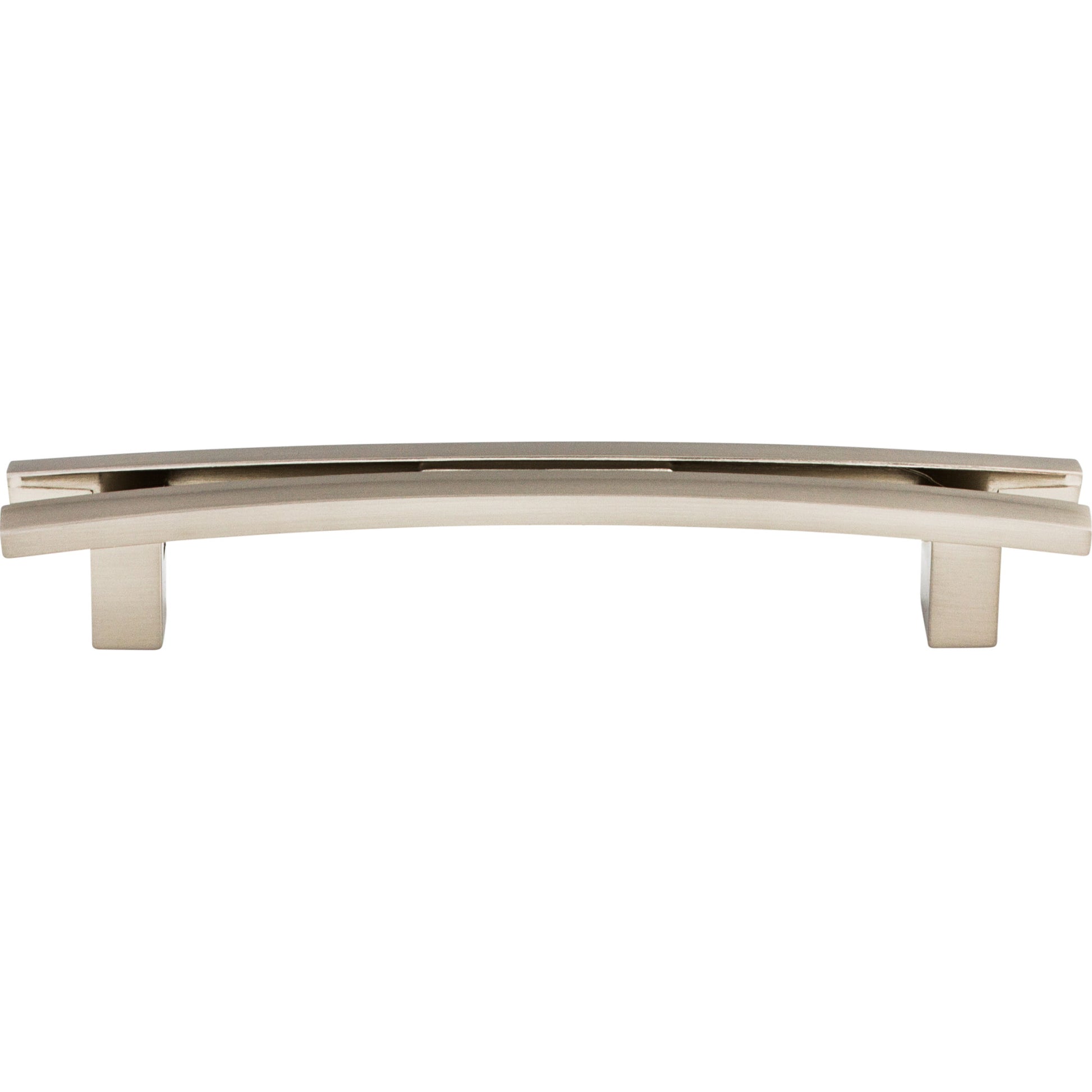 Top Knobs Flared Bar Pull - Brushed Satin Nickel