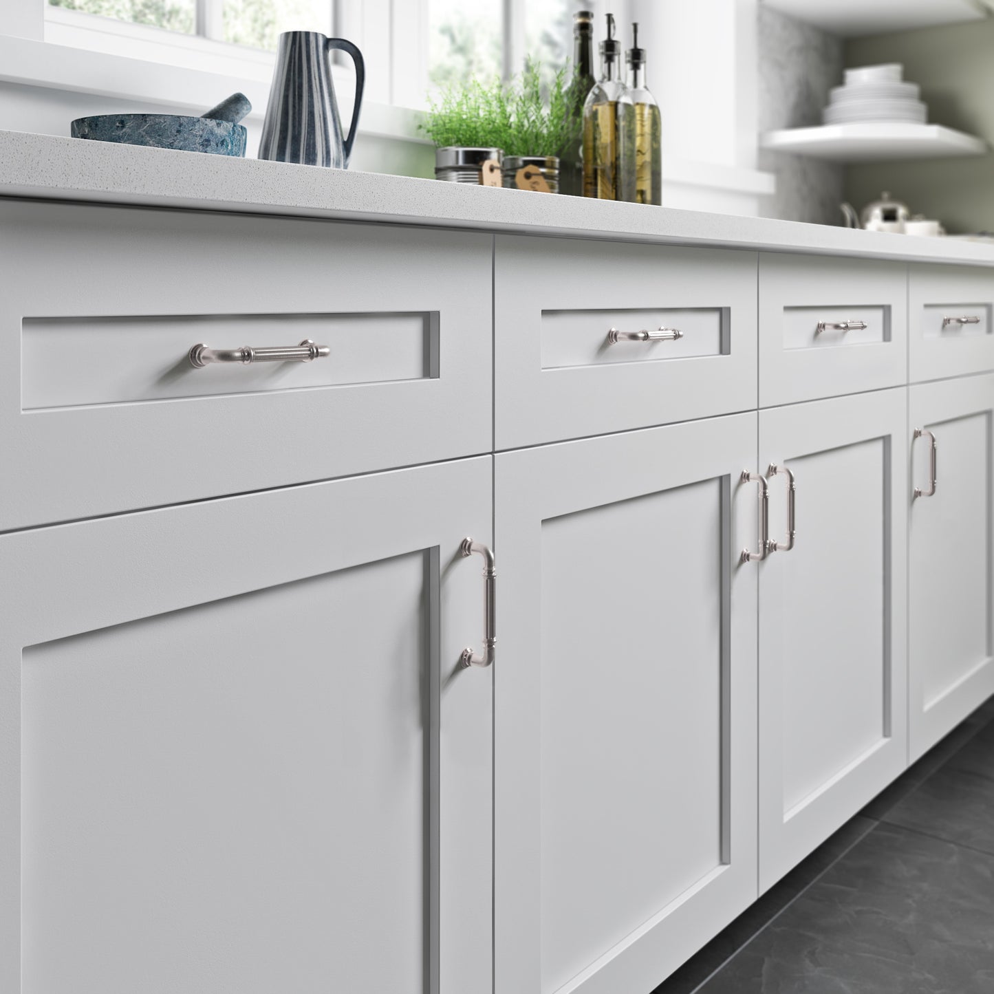 Top Knobs Reeded Bar Pull