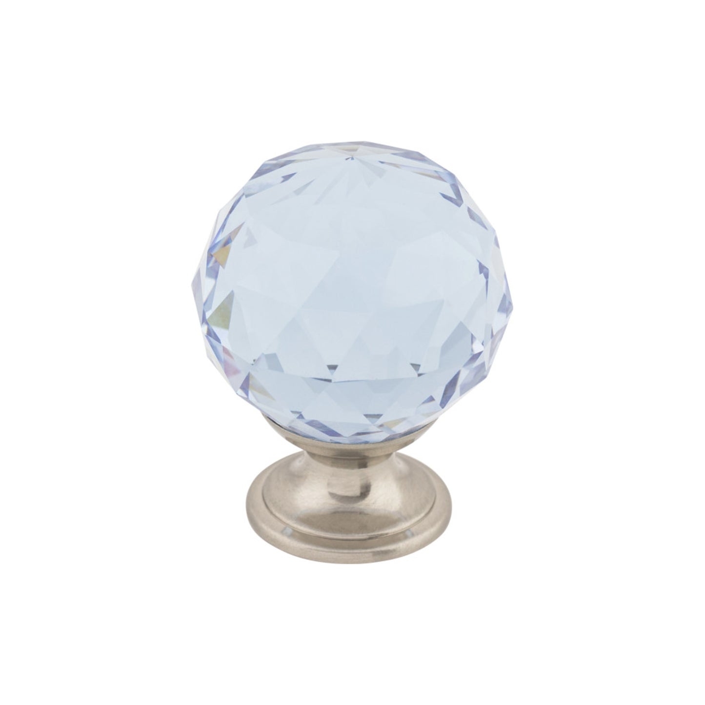 Top Knobs Light Blue Crystal Diameter Round Knob