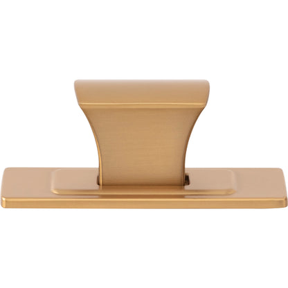 Atlas Zander Rectangle Knob - Brushed Nickel
