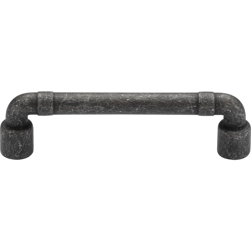 Ashley Norton Pipe Dot Cabinet Pull - 3 3/4" CTC - Vintage Black Iron