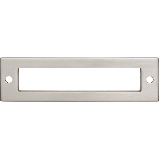 Top Knobs Hollin 3 3/4" Center to Center Pull Backplate - Brushed Satin Nickel