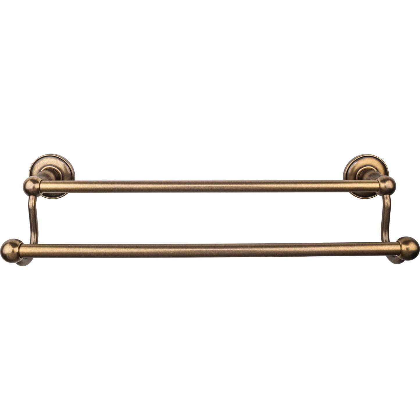 Top Bath (R) Edwardian Bath Double Wall Mounted  Towel Bar