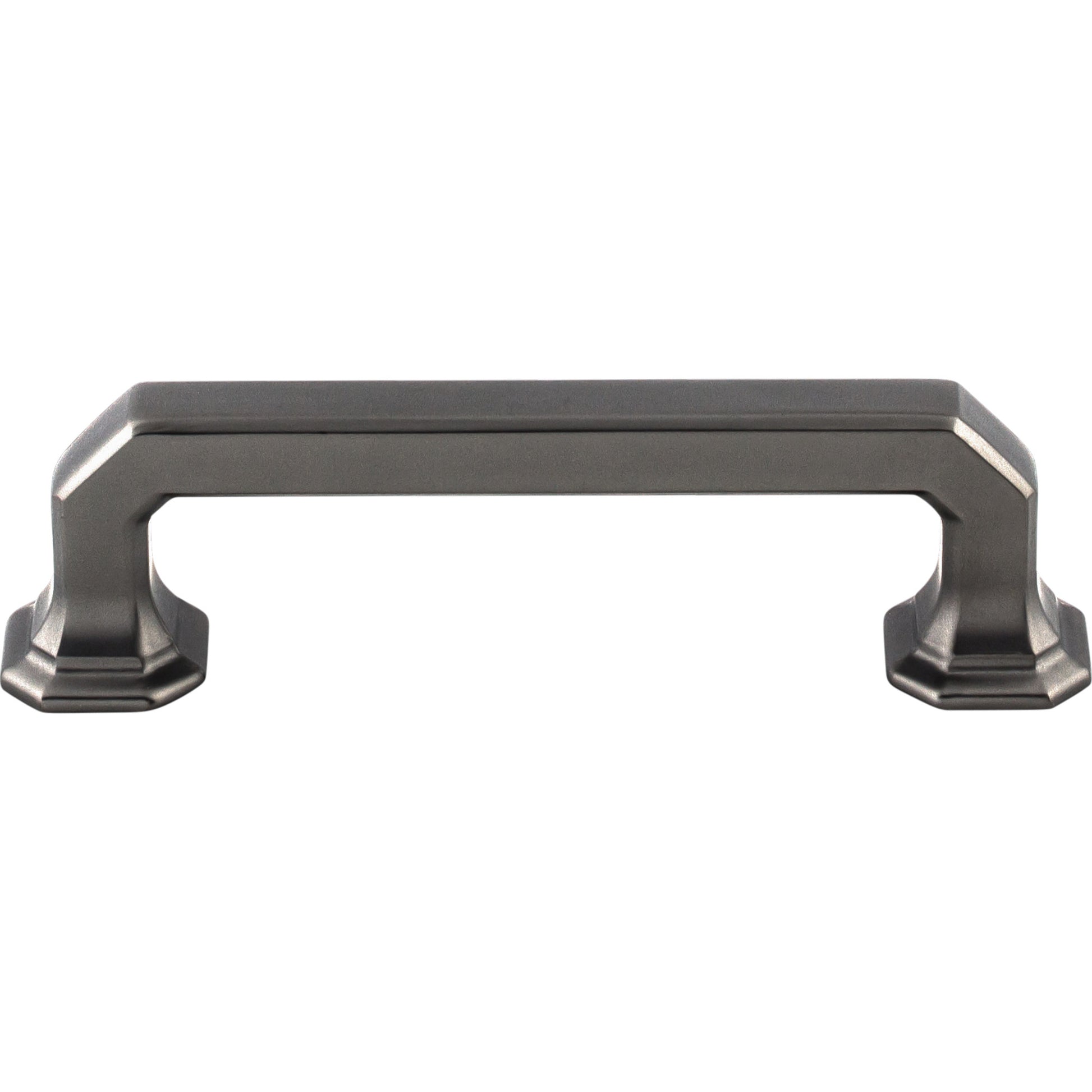 Top Knobs Emerald Bar Pull - 3 3/4" CTC - Ash Gray