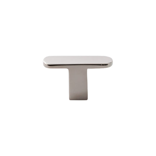 Top Knobs Stainless T Geometric Knob - Polished Stainless Steel