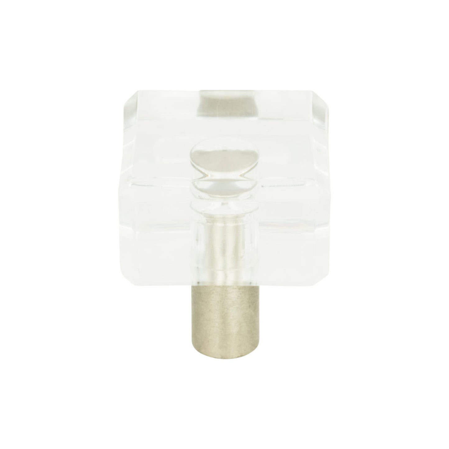 Atlas Optimism 1 1/4" Length Square Knob (3145) - Brushed Nickel