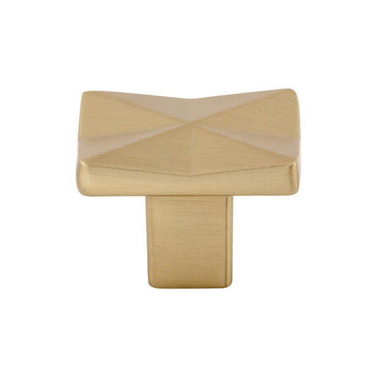 Top Knobs Quilted Rectangle Knob - Ash Gray