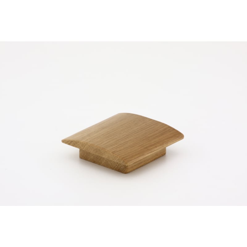 Square Concave Designer Wood Cabinet Knob