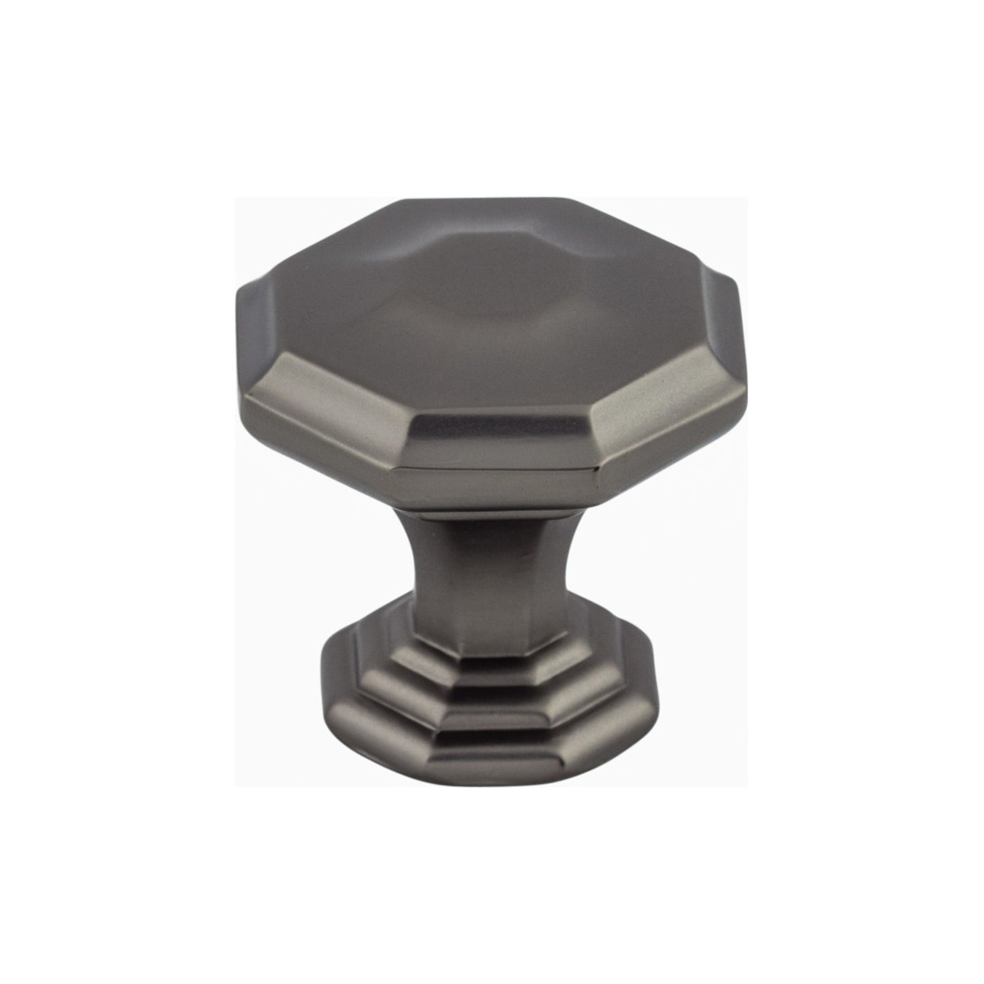 Top Knobs Chalet Round Knob - 1 1/8" Dia. - Ash Gray