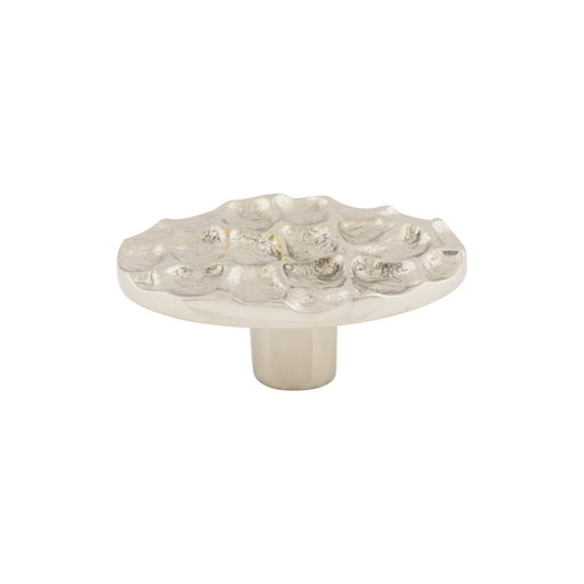 Top Knobs Cobblestone 2 5/8" Length Oval Knob - Polished Nickel