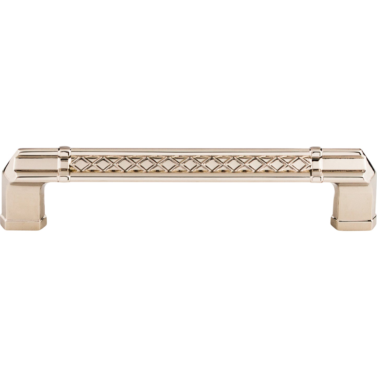 Top Knobs Tower Bridge Bar Pull - 5" CTC - Brushed Satin Nickel