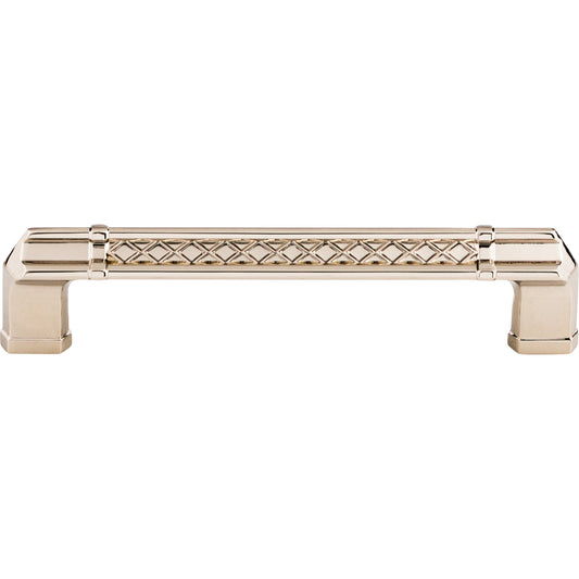 Top Knobs Tower Bridge Bar Pull - 5" CTC - Brushed Satin Nickel