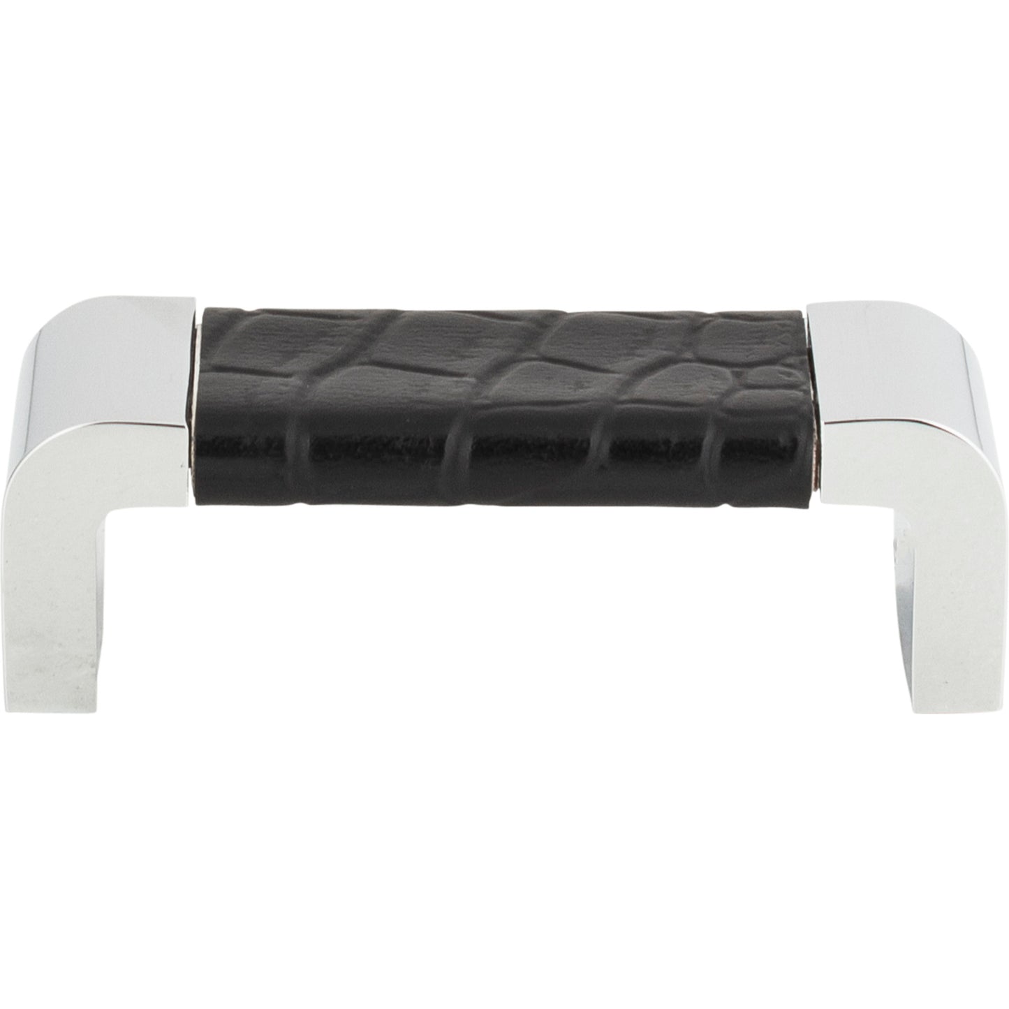 Atlas Paradigm 3" Center to Center Bar Pull (3150) - CH & Black Croc Leather