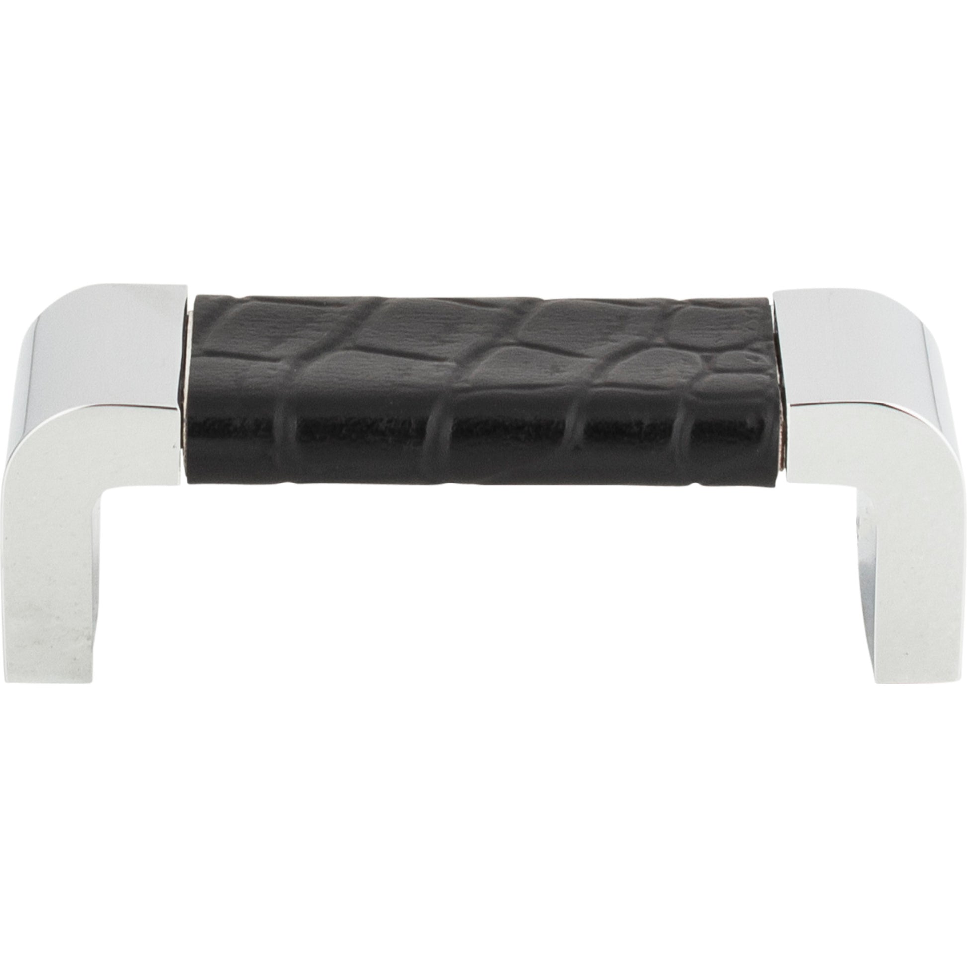 Atlas Paradigm 3" Center to Center Bar Pull (3150) - CH & Black Croc Leather