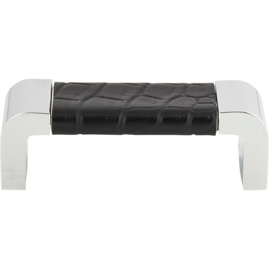 Atlas Paradigm 3" Center to Center Bar Pull (3150) - CH & Black Croc Leather