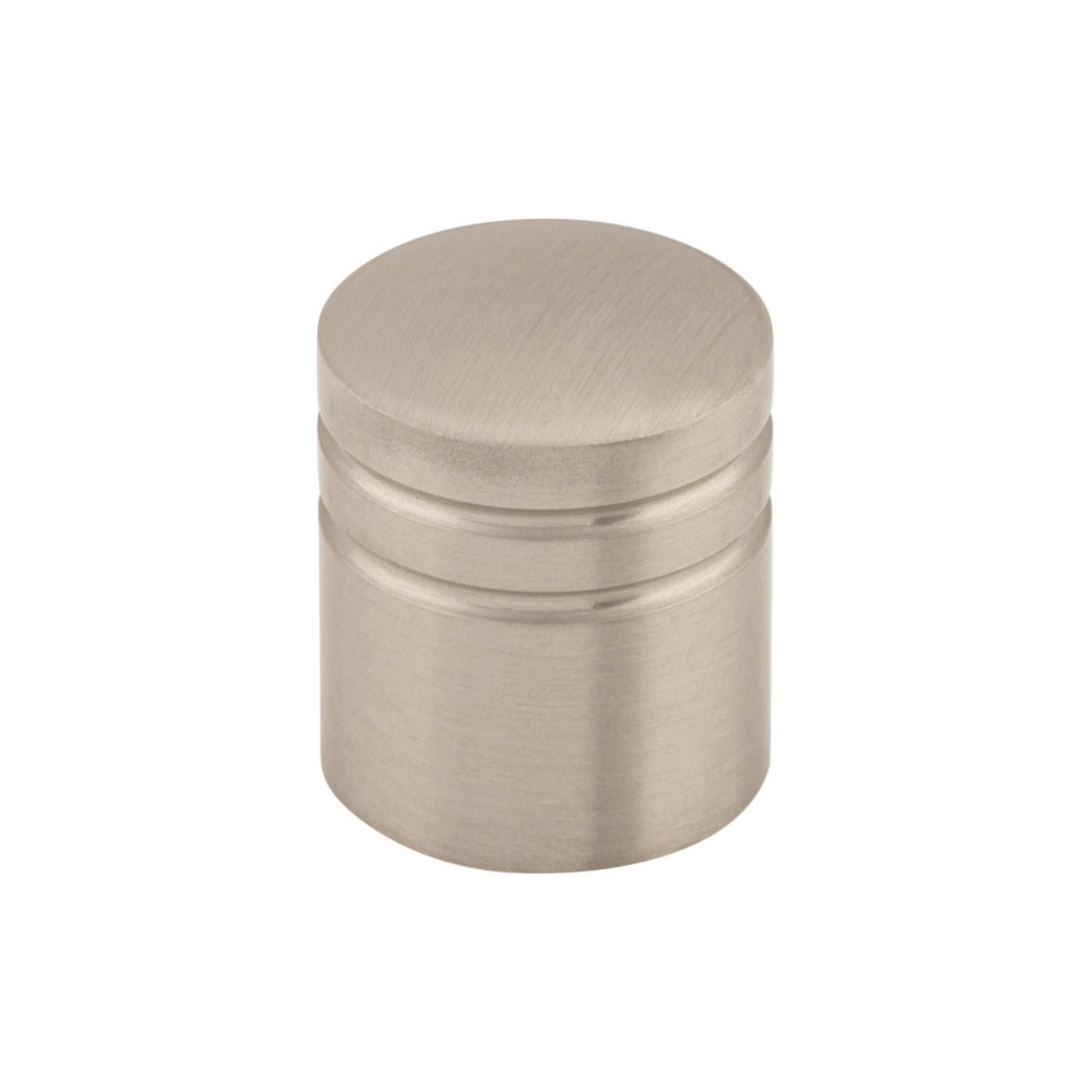 Top Knobs Stacked Round Knob - 1" Dia. - Brushed Satin Nickel