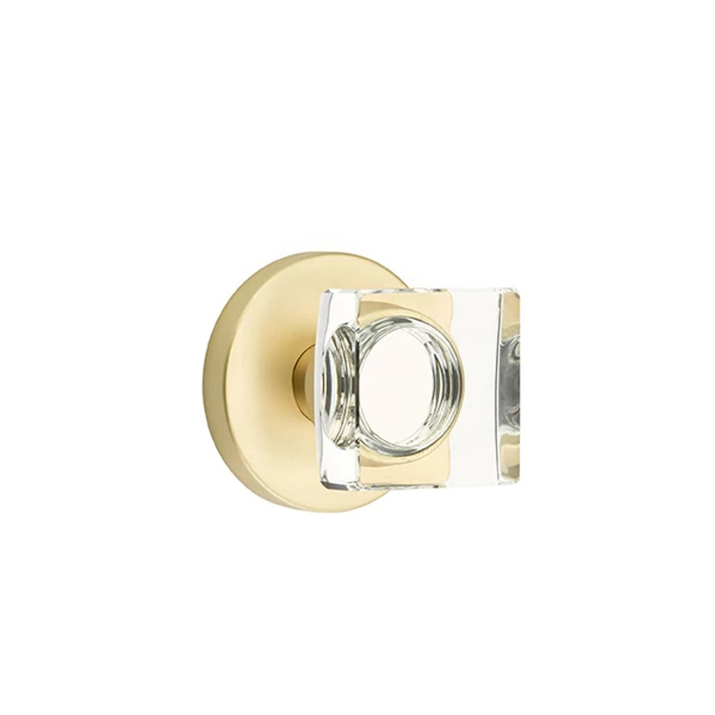 Modern Square Glass Knob