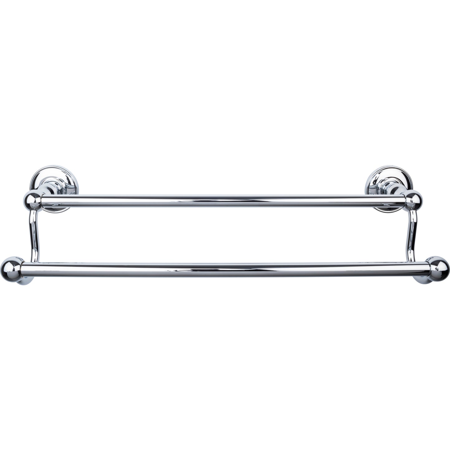 Top Bath (R) Edwardian Bath Double Wall Mounted  Towel Bar
